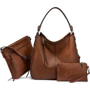 Tote Bag PU Leather Shoulder Bags Fashion Hobo Bags Large Purse and Handbags